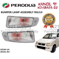 PERODUA KANCIL 99 & KEMBARA 03 BUMPER LAMP SIGNAL FOG LIGHT ASSEMBLY DVVT 850