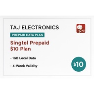 Singtel Prepaid $10 Plan – 1GB Local Data | 4-Week Validity