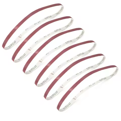 10Pcs Aluminium Oxide Grinding Tool Sanding Belt Aluminium Oxide Sandpaper Sander Abrasive Band Stra