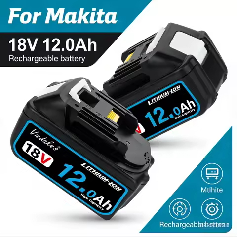Hot Sale 18V 12.0Ah Battery, for Makita 18V Battery for All Types of Makita 18V Power Tools DTW700, 
