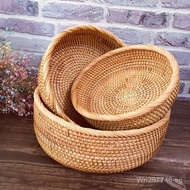 Rattan Woven Basket Vietnam Rattan Storage Basket Storage Basket Rattan Fruit Basket New Chinese Sty
