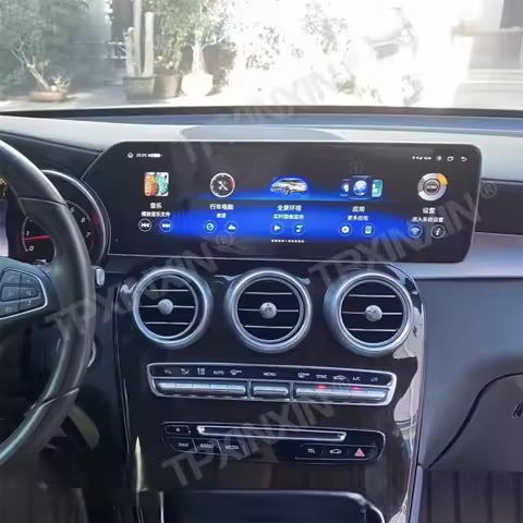 14.9 Inch 4K HD Screen Car Radio For Mercedes Benz C Class W205 Multimedia Player CarPlay Android Au