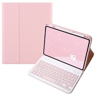 ทัชแพดแม่เหล็กในตัวสำหรับ iPad Mini 7 2024 iPad Mini 6 2021แป้นพิมพ์แทร็คแพดแบบถอดได้พร้อมฝาปิดพับฝา