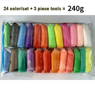 (Siêu Fan) 36 Ánh Sáng Màu Đất Sét Mềm Đồ Chơi Tự Làm Trẻ Em Giáo Dục Không Khí Khô Polymer Plastici