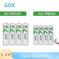 GOX 1.2V Ni-MH Rechargeable Battery AA 2450mAh AAA 900mAh