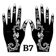 Sticker inai / Sticker Henna / Henna Stencil / Mehndi Stencil NEW DESIGN
