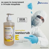 Saniscrub-E 500ML/250ML/60ML - Chlorhexidine Gluconate Solution BP 2.5%v/v Ethanol BP 70% v/v - Sani