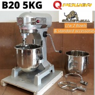 Golden bull B20 20L 6kg Planetary Universal Flour Mixer c/w 2 stainless steel Bowl and 3 mixing Steel
