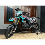 DECAL CRF 150L DOFF| SUPERMOTO KLX BF | DECAL MURAH KLX BF | SET HIJAU