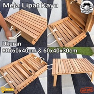 Meja lipat portable koper serbaguna meja lesehan