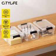 Citylife MINI Stackable Storage Box Widea Transparent Storage Box Stackable Storage