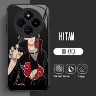 Y-4 Naruto Uchiha HD Glass Casing for Xiaomi Redmi A4 14R 14C A3 Pro 5G Case