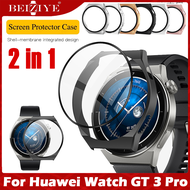 For Huawei Watch GT 3 Pro 43mm 46mm เคสกันกระแทก For Huawei Watch GT3 Pro Case Full Frame ชนิดครอบทับหน้าปัด