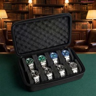 AUGUSTINAN Watch Storage Box, Hard Shell Anti Scratching Watch Display Box, Case Box Black Shockproo