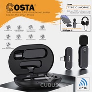 COSTA TRUE WIRELESS MICROPHONE CLIP ON MIC MONITNG FOR SMARTPHONE