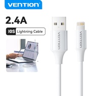 Vention Type-A to Lightning Cable USBA QC Quick Charge 2.4A Fast Charging Iphone12 Apple iOS iPhone 