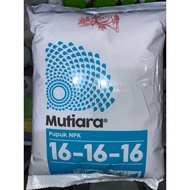 NPK Mutiara 16-16-16 Meroke Original Fertilizer 1 Kg