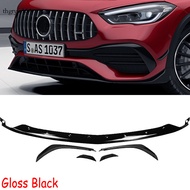 สำหรับ Mercedes Benz 2020 2021 2022 2023 H247 Gla250 Gla200 Gla35 Gla45 AMG กันชนหน้าใบมีดดิฟฟิวเซอร