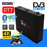 MECOOL KIII PRO Amlogic S912 Android TV Box 3GB 16GB DVB S2 DVB T2 DVB C Decoder + KI PRO KII PRO TV