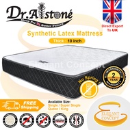 Dr.Alstone 10Inch Synthetic Latex (Single/S.Single/Queen/King) Mattress Tilam Cooling Top Charcoal S