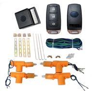 AUTO K ONE  ชุดเซ็นทรัลล็อครถยนต์พร้อมรีโมทไม่มีกุญแจ 2ตัว ใช้ได้กับทุกรุ่น สำหรับรถยนต์ 4 ประตู พร้