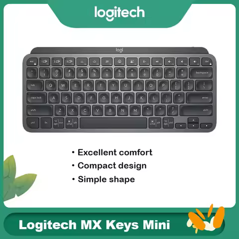 Logitech MX Master Series MX Keys Mini Wireless Bluetooth Backlit Keyboard 79Keys Type-C for Mac iPa