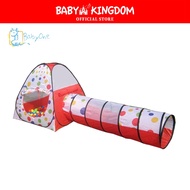 BabyOne Kids Play Tent Ball House with Tunnel (100pcs Balls)