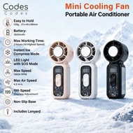 高速製冷冰敷手持風扇推薦｜1秒製冷｜199段變速｜3600mAh｜照明SOS｜數碼顯示｜隨身鏡｜手提風扇｜迷你風扇｜便攜風扇｜户外風扇｜旅行風扇｜Type-C【香港行貨】 (粉红色)【香港行貨】