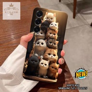 HP Samsung S25FE 2025 Case - Samsung S25FE casing - Cats case Motif - Cellphone protector - Samsung 