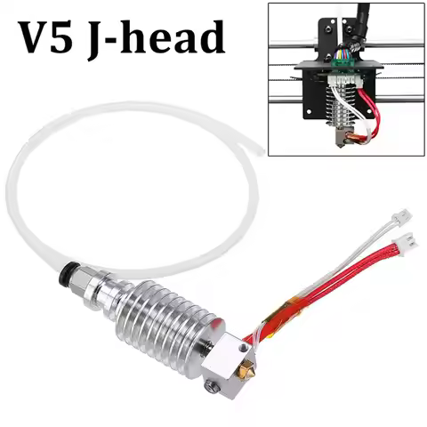 V5 Hot End Extruder Head Kit 0.4mm Nozzles 1.75mm 12V for Anycubic i3 MEGA