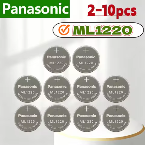 2~10pcs ML1220 1220 3V Lithium Rechargeable Battery CMOS RTC BIOS Back Up Battery For Laptop Motherb