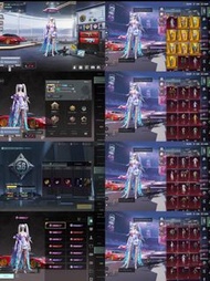 PUBG  怒濤主宰金裝 鬼新娘金裝 極樂愚者金裝 玲瓏白蛇金裝 琉璃仙靈金裝 魅夜死神金裝 水銀戰姬金裝 逍遙謫仙金裝 星艦提督金裝 5星大果凍聖裝 1星阿米諾斯聖裝 1星風鈴嘉爾聖裝 1星伊格尼聖