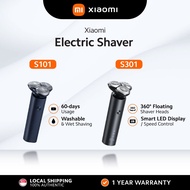 Xiaomi Electric Shaver S101 / S301 90 Days Battery Smart LED Display Wet & Dry Shaving Dual Track Fo