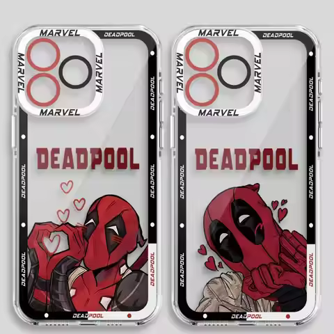 Phone Case for Honor X7b X9b X8a X9a 5G X8 90 Lite Transparent Clear Soft Marvel Deadpool Cute Cover