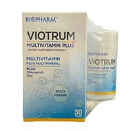 Viotrum Multivitamin Plus Biopharm ไวโอทรัม มัลติวิตามิน พลัส ไบโอฟาร์ม 30 เม็ด [แถมเพิ่ม7เม็ด]