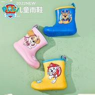 New PAW Patrol Rain Boots Boys Girls Waterproof Boots Non-Slip Wear-Resistant Children's Silicone Shoe Cover Low Tube Rain Shoes