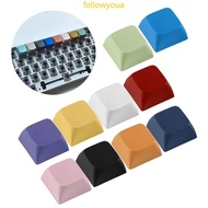 fol 10pcs XDA2 Keycaps 1U Multi Color Pbt Keycap for Game Mechanical Keyboard Keycap