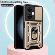 Shockproof Armor Hard Casing Phone For 1+ OnePlus Nord CE 3 CE3 Lite 5G Stand Ring Bracket Case hp O