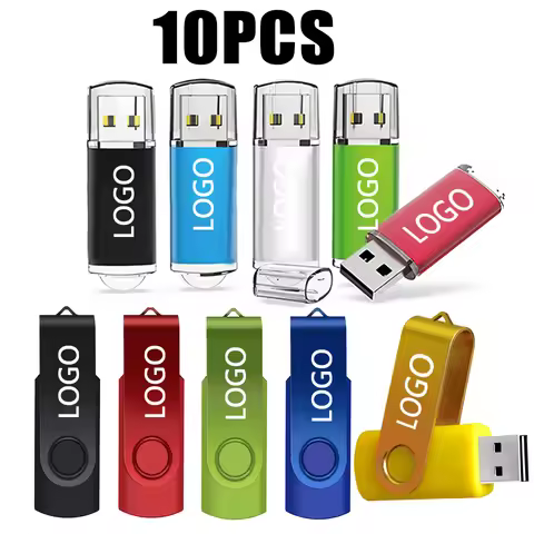 10PCS/lot CustomLOGOColour USB 2.0 USB Flash Drive 8GB 16GB 32GB 64GB USB Stick Pen Drive 1GB 2GB4GB