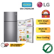 LG Refrigerator 2 Door Inverter 547L Fridge Peti Sejuk Peti Ais 2 Pintu Inverter Murah 冰箱 GN-C702HLCM Replace GNC702HLCC