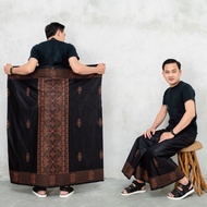 Sarung Palekat Hitam Balimon sarung Batik Motif Wadimor Cabut Print Sarung Batik Pria Dewasa  Gerbang Mas