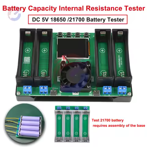 18650 Lithium Battery Capacity Internal Resistance Tester Battery Power Detector Module DC 5V Batter