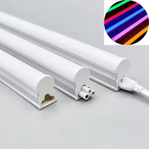 LED switch T5 T8 Tube Light 30cm 60cm LED Fluorescent Tube T5 T8 Wall Lamps white warm pink green bl