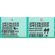 Cutting sticker bicycle specialized s-work allez rock hopper