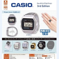 【預訂】STASTO 迷你CASIO手錶戒指P3 卡西歐指環 全套扭蛋