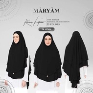 Khimar Nealofa Heavy Chiffon Umrah Haji murah