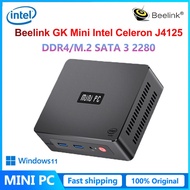 Beelink GK Mini Intel Celeron J4125 Windows 11 MINI PC DDR4 WIFI BT4.0 1000M LAN Desktop MINI PC Gam