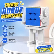 【Rubik Robot】【Magnetic Rubik Cube】MoYu Magnetic Rubik Robot 2x2 3x3 4x4 5x5 Set, Speed Cube Robot Di