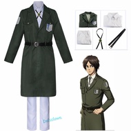 Attack on Titan Cosplay Levi Costume Shingek No Kyojin Scouting Legion Soldier Coat Trench Jacket Un