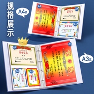 [Ready Stock] 2024 New Style Certificate Collection Book Girl Name a3 Folder Work Storage Children G